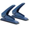 2pcs Hole Puncher Single Navy Blue Leverage Structure Punching Tool for Office Home School