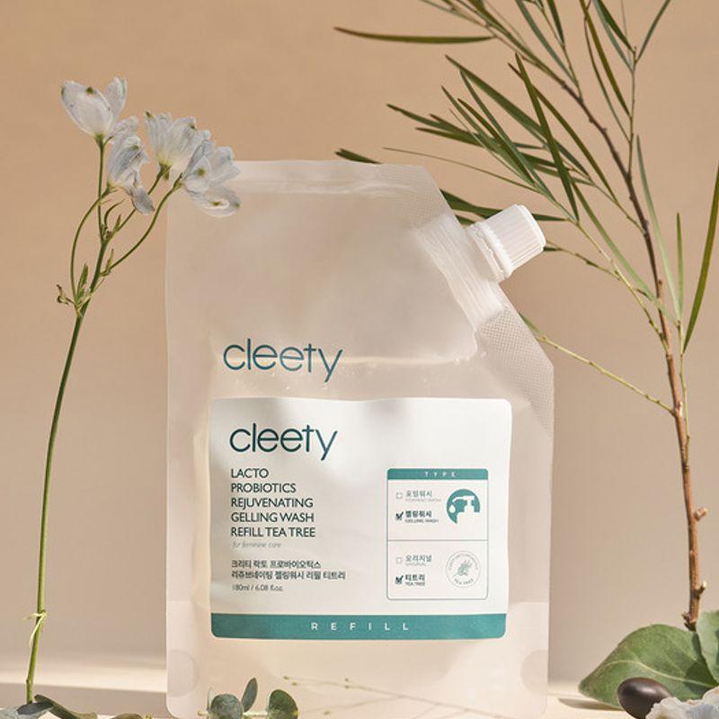 Lacto Probiotics Rejuvenating Gelling Wash Tea Tree Feminine Cleanser 180ml Refill