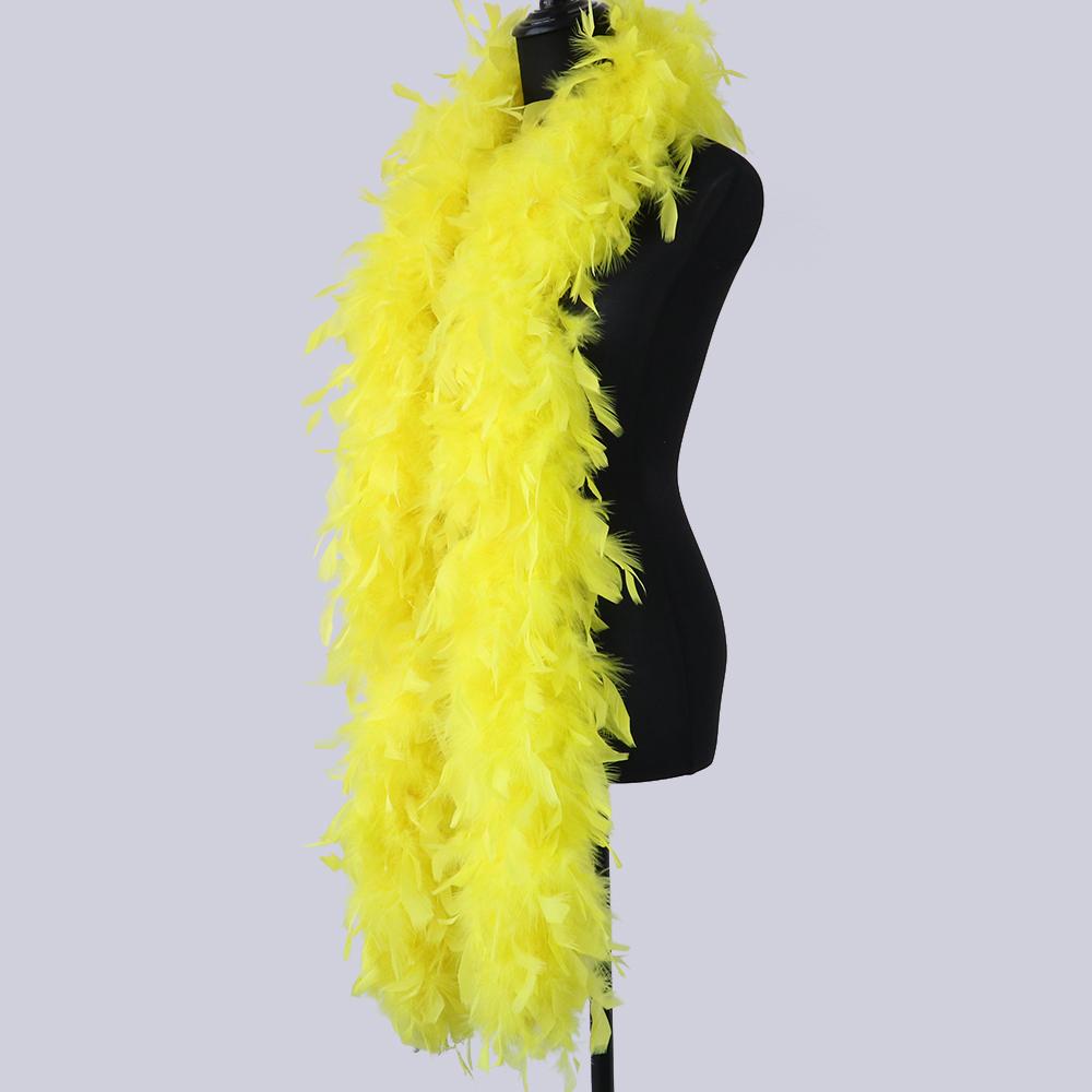 DIY Přírodní 90G Krůtí Pírka Boa Pro Řemesla Šála Oblečení Šití Svatba Dekorace Karneval Svatba Doplňky Nádherné 2M