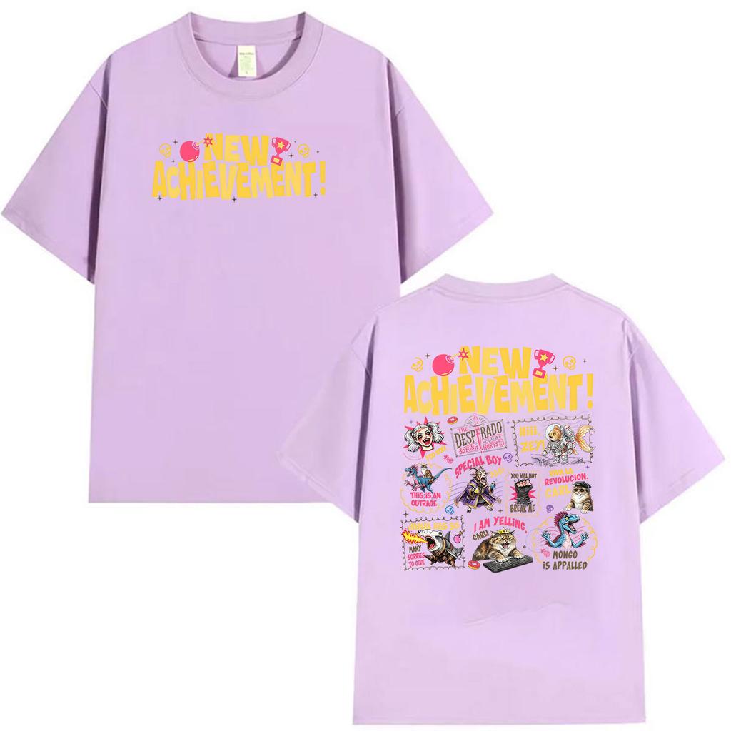 2027 Cooles Neues AchieveUnisext Dungeon Crawler Carl T-Shirt Prinzessin Donut Spiel Cosplay Kurzarm T-Shirt Unisex WoUnisex Hohe Qualität C