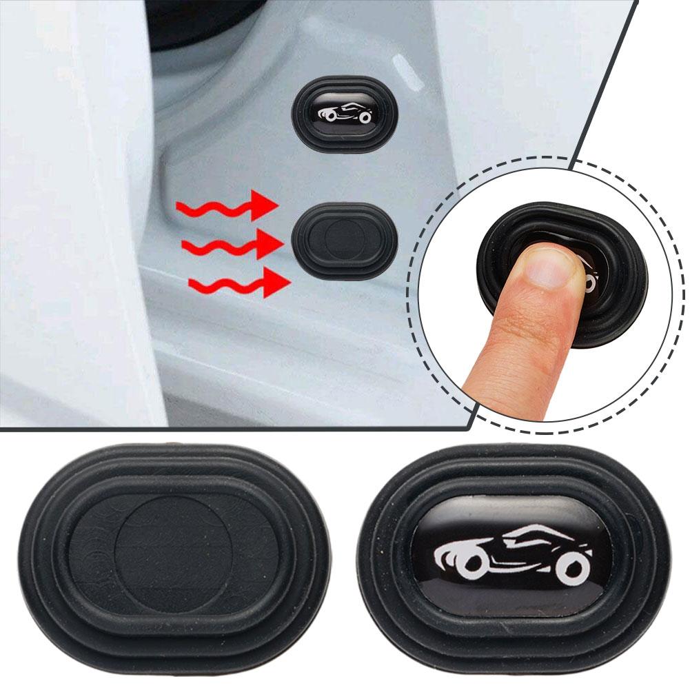 4PCS Anti-Noise Buffer Gasket - Car Door Soundproof Crash Protector, Universal Silicone Pad Car Anti-Collision Buffer Gasket