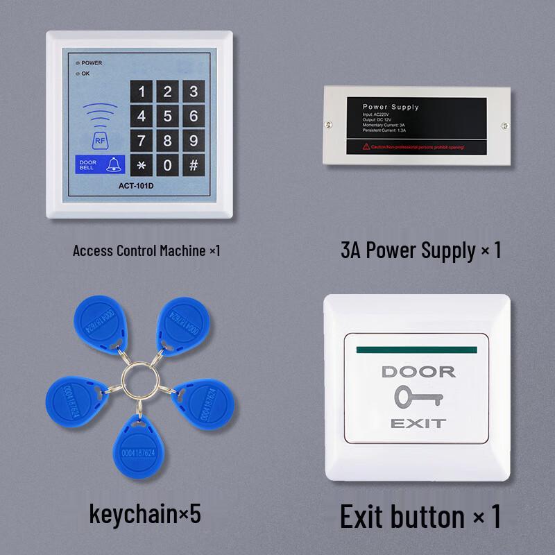 CNMF Integrated Electronic Access Control System for Glass Doors