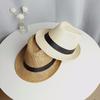 Adjustable Men Beach Hats Ribbon Decoration Wide Brim Shade Sun Caps Straw Hat Fedoras Weave