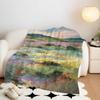 Artist C-Claude M-Monet Throw Flannel Throw Blanket, Lightweight Cozy, Durable Washable cute Cool