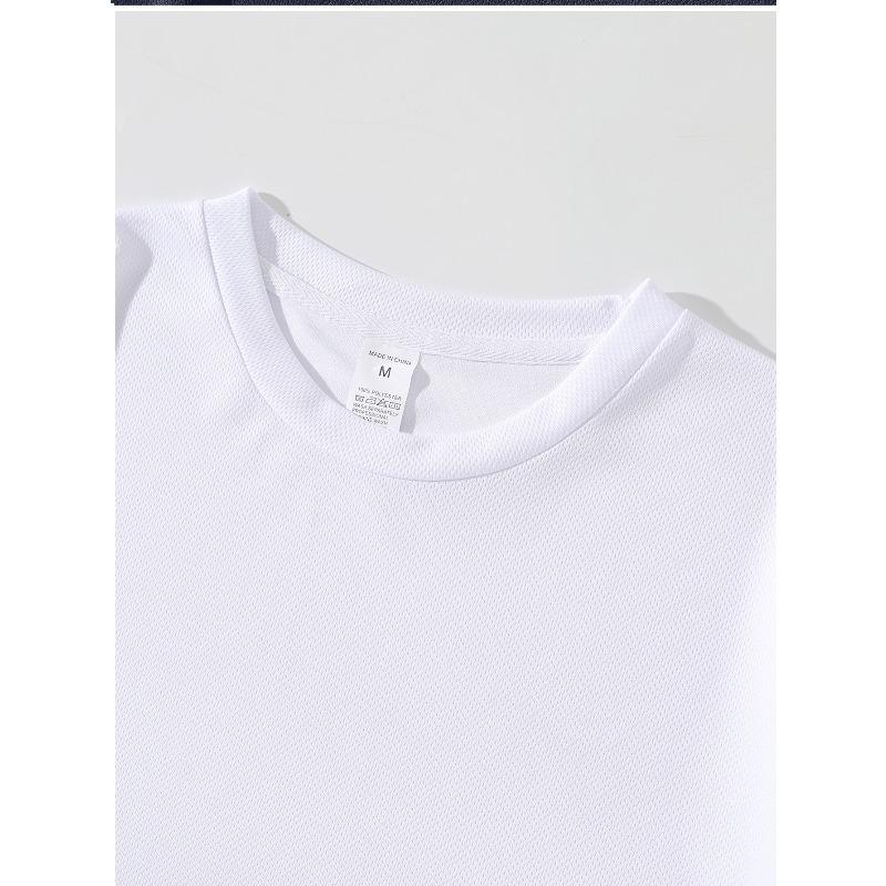 European sizes Men's Breathable Summer Short Sleeve T-Shirt with Golf Club Print & "Life is Full of Important Choices" Slogan - Casual Round Neck Tee