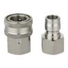 1pc ZG1/2 ZG1 Quick Connector Stainless Steel Hydraulic Quick Connectors TSP Series For Flushing High-pressure Water Cleaning