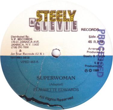

LP Record FLAURETTE EDWARDS Superwoman VPRD463 Steely Clevie 1989 US Reggae Ska Dub Used