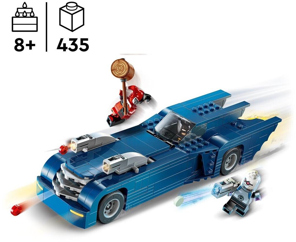 LEGO Constructor DC Comics Super Heroes – Batman In the Batmobile Vs. Harley Quinn and Mr. Freeze (76274)