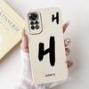 For Xiaomi Redmi Note 11S 4G Case Lovely Letters Soft Silicone Shockproof Phone Cover For Redmi Note 11 Pro Plus Note11 4G Funda