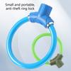 Przenośny Zamek do Roweru z Kluczami Lekkie Pierścienie Blokujące do Roweru Kształtowe Blokady do Roweru Szosowego Trwałe Kłódki Łatwe do Przenoszenia
