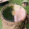 Camping Trash Can Foldable Garbage Bin with Zippered Lid Foldable Garbage Container for Campsites Outdoor Picnics BBQ