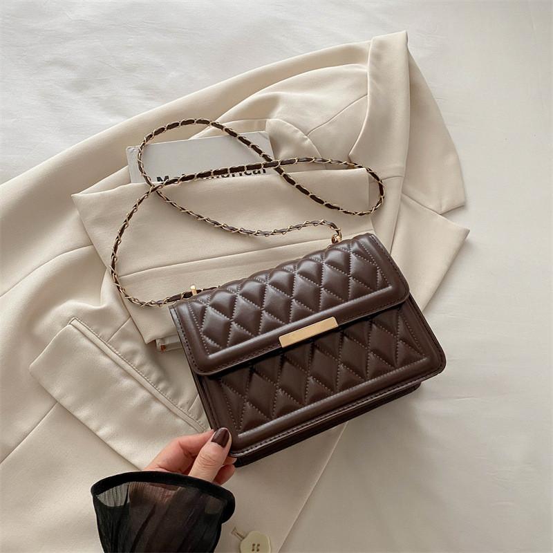 Fashionable Minimalist One Shoulder Bag Chic Retro Small Square Crossbody Purse For Everyday Use