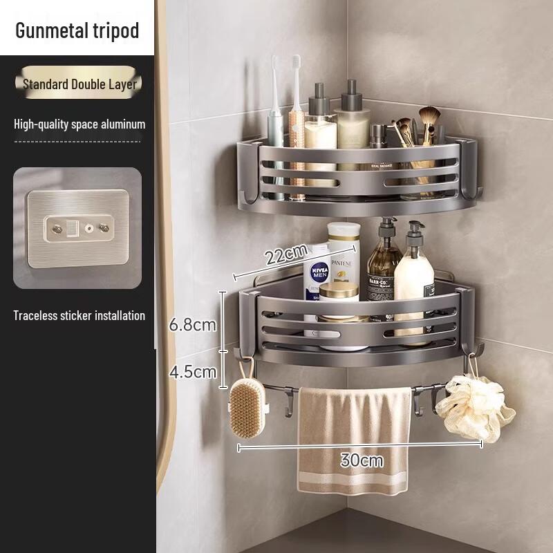Bathroom Corner Storage Shelf