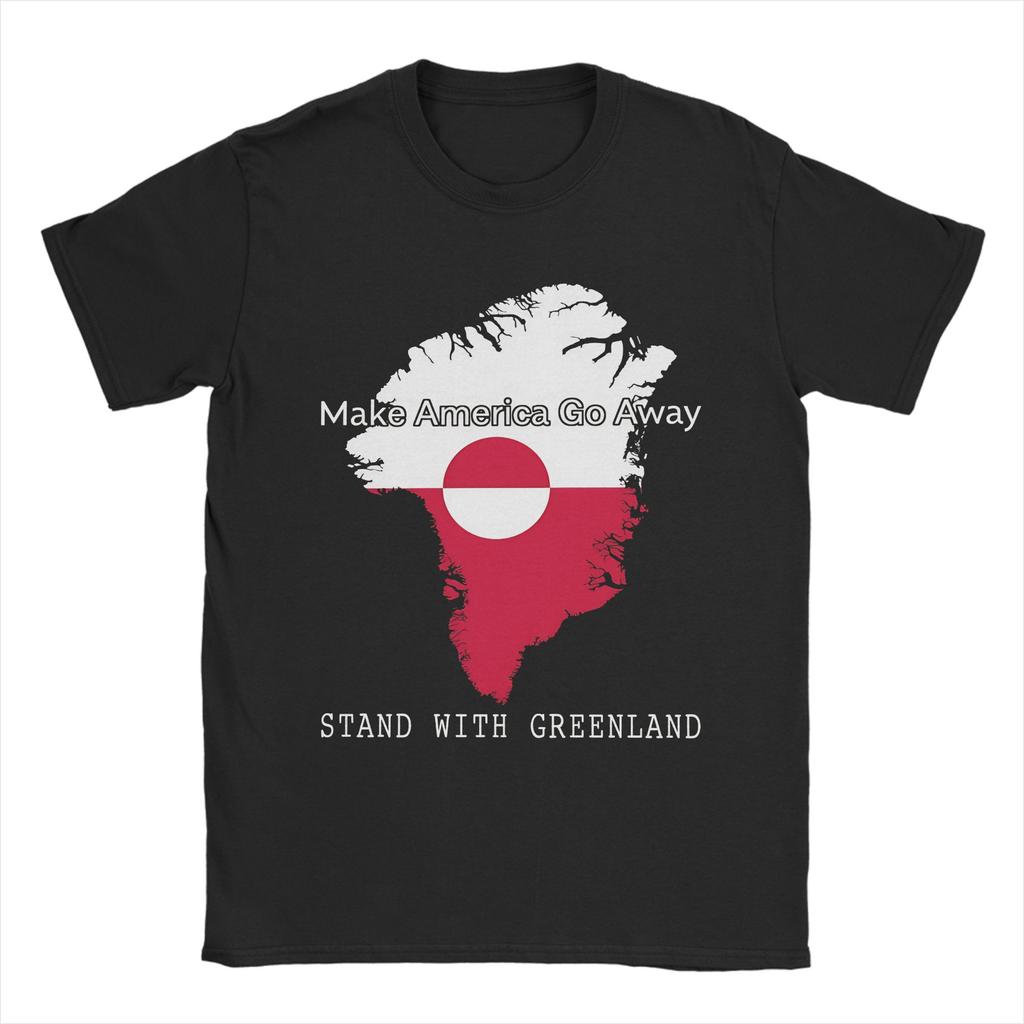 Unisex Womens MAGA T Shirts Greenland 100 Cotton Tops Creative Short Sleeve Crewneck Tee Shirt Gift Idea TShirts