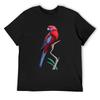 Crimson Rosella T-Shirt Shirts Graphic Tees Street Wear Outfits for Men
