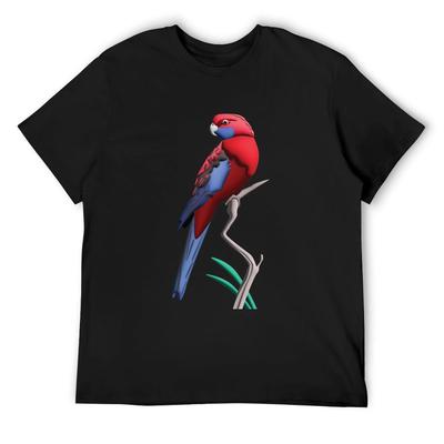 Purpurrote Rosella T-Shirt Shirts Grafik-T-Shirts Streetwear Outfits für Männer