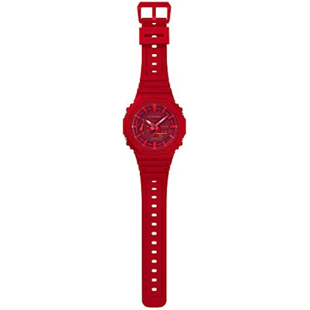 Casio G-Shock Watch Men's Anadigmatic Casioak Outdoor Sport Red GA-2100-4A [Parallel Import].