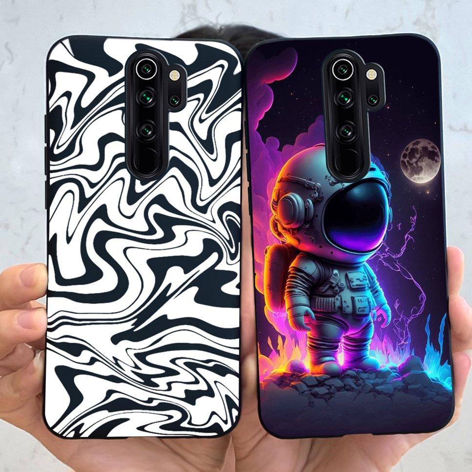 Neu Für Xiaomi Redmi Note 8 Pro 6,53" Hülle Niedliche Cartoon Weiche Silikon Rückseite Für Redmi Note 8Pro 8 pro Handy Schutzhülle