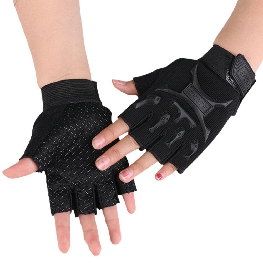 New spring and summer outdoor tactical riding gloves men's and women's motorcycle half-finger sports fitness gloves children's gloves