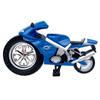 Cartoon Motorcycle Alarm Clock Silent Movement Plastic Bedhead Alarm Clock Drop-proof Mini Alarm Clock for Children