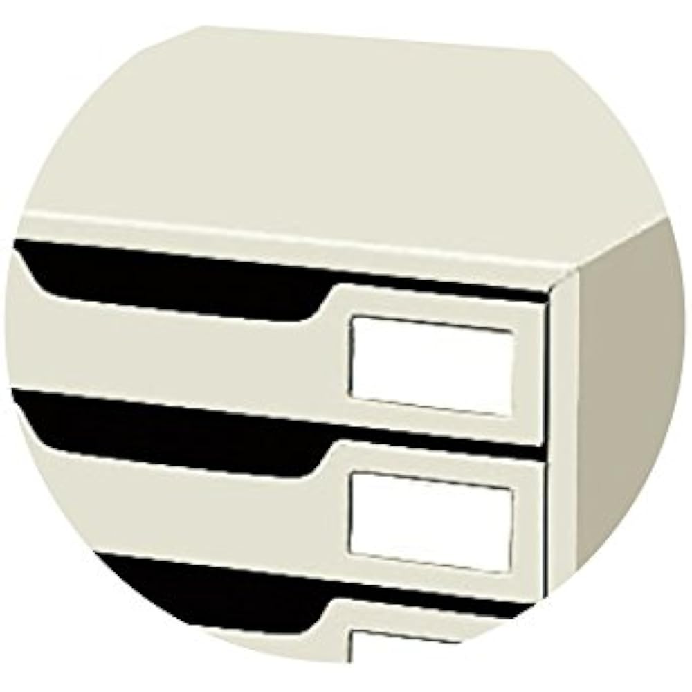 Kokuyo LC-15M Letter Case, Steel Drawer, A4 Vertical, Double Drawer, 5 Tiers