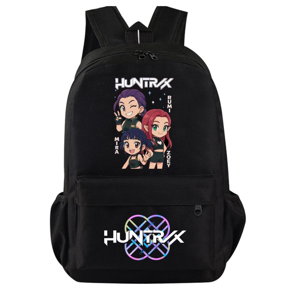 Kpop Dämonenjäger Bedruckter Rucksack für Teenager Studenten Mädchen Jungen Schultasche Schultasche Damen Große Kapazität Reisetasche Kindergeschenk Rucksack