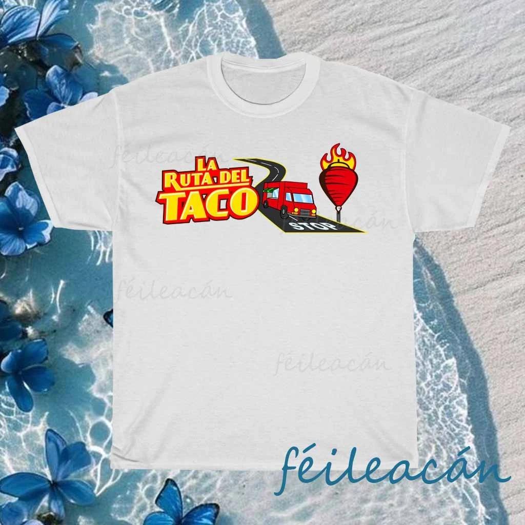 Новая футболка Del Taco с логотипом Футболка с логотипом Американская футболка Смешная Размеры от S до 5XL S