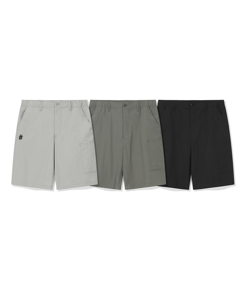 BEENTRILL All-Weather Comfort Cargo Shorts (Black)