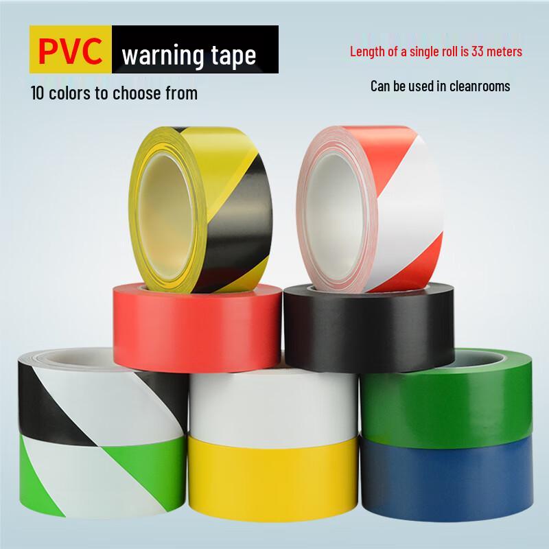 PVC Yellow Zebra Hazard Warning Tape