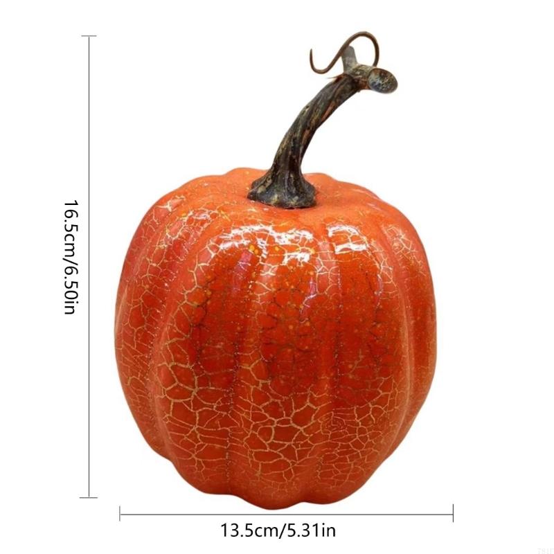 Textured Finish Foam Pumpkin 13.5X16.5CM/5.31X6.5Inch Artificial Pumpkin Thanksgiving Decoration for Fall Shelf and Window