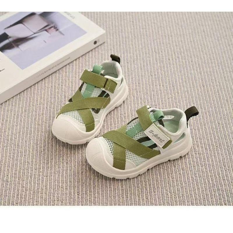 Girls Soft-soled Breathable Children s Shoes - New Large-size Children s Sports Sandals 26 зелёный