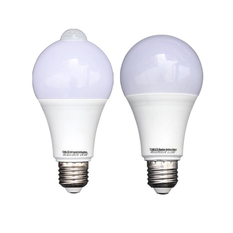 Infrared Motion Sensor Light Bulb with Sound and Light Control