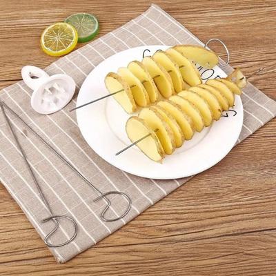 Kıvırcık Spiral Patates Dilimleyici Çok Fonksiyonlu Patates Kulesi Yapma Makinesi Bükülmüş Patates Kızartması Kabak Spiralleri Salatalık için Mutfak Aleti
