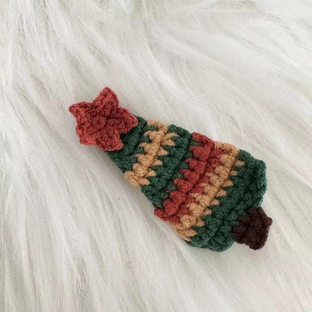 Christmas Tree Headdress Clip Wool Barrettes Duckbilled Hair Accessories Hair Clips Christmas