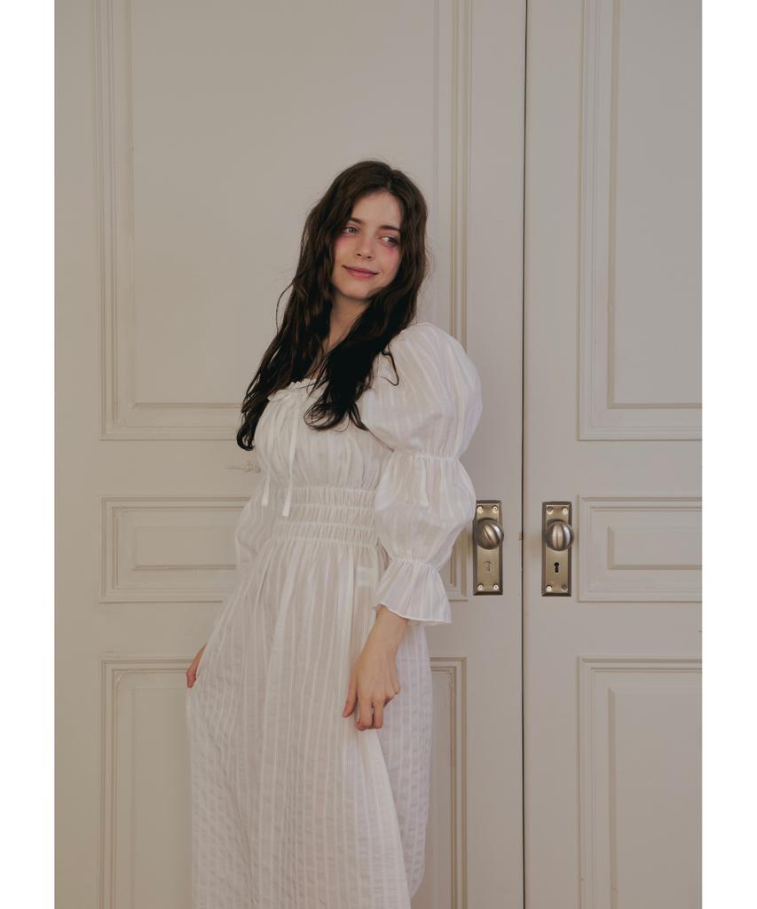 Lakkeu Toujours Home Dress (Ivory)