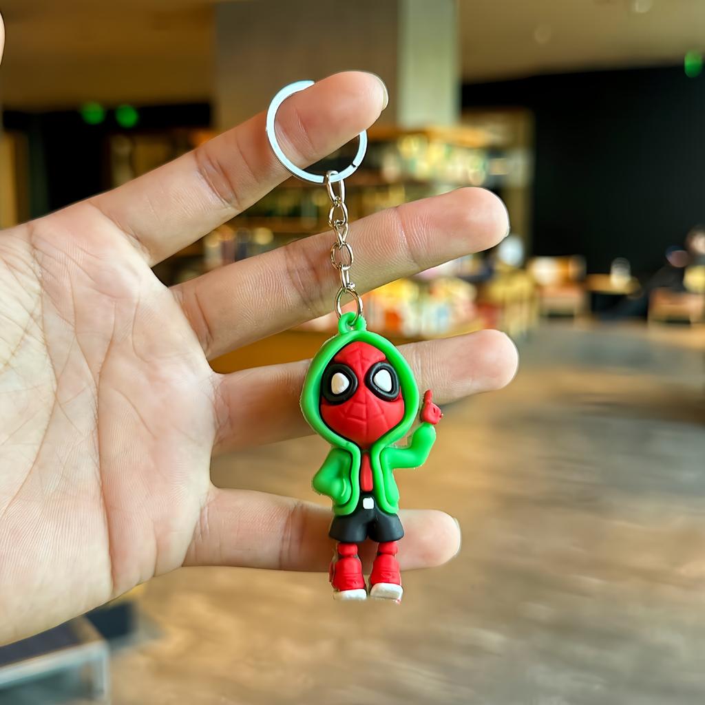Spider-Man Keychain Cute Spider-Man Bag Pendant Small Gift