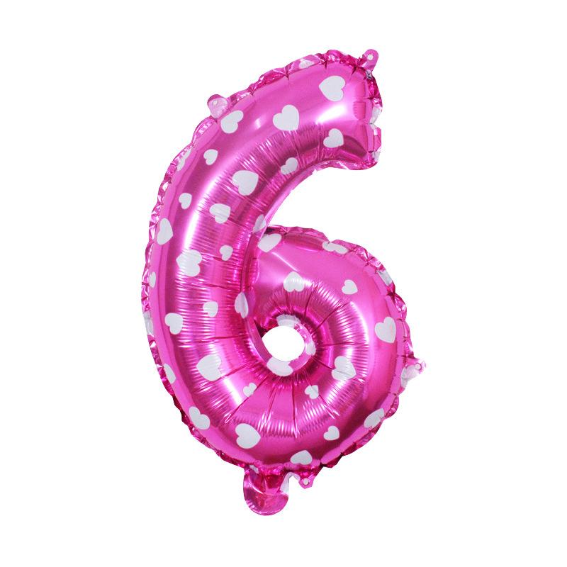 32 Inch Digital Balloon Rose Red Digital Caramel Color Medium Digital Helium Balloon Can Float