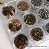 Coffee-Colored Seed Beads & Sequins for DIY Embroidery Accessories