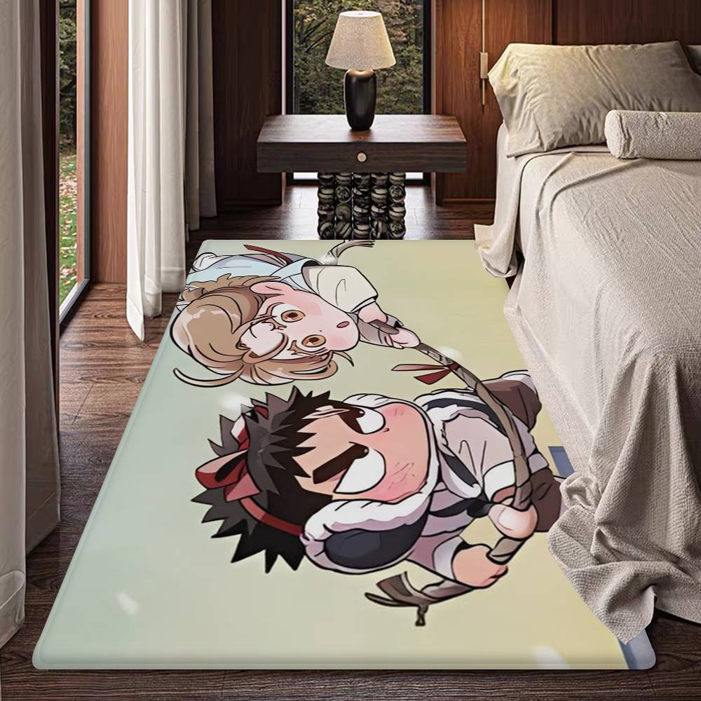 

You Are My World Anime Floor Mat INS Style Soft Bedroom Floor House Laundry Room Mat Anti-skid Household Carpets 50x80cm
