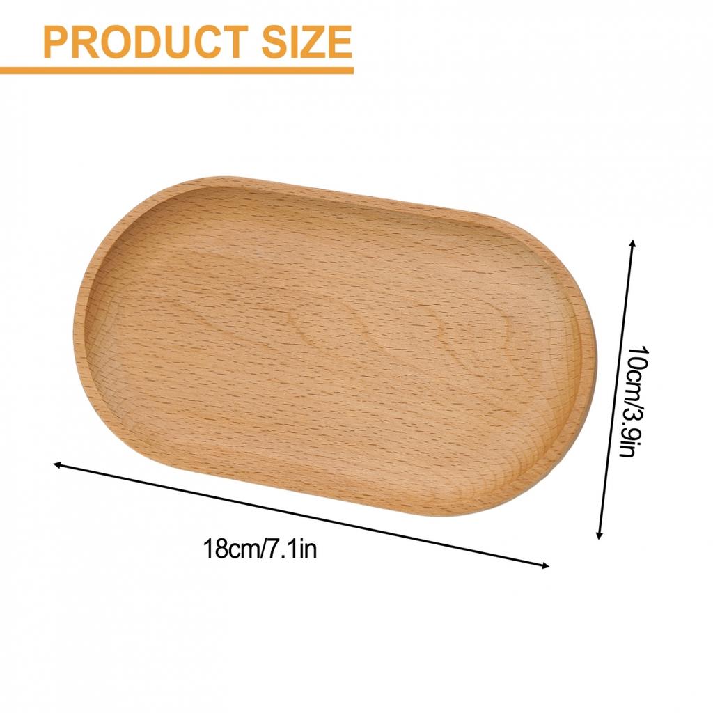 Paint-free Dessert Plate Round Snack Dried Fruit Plate