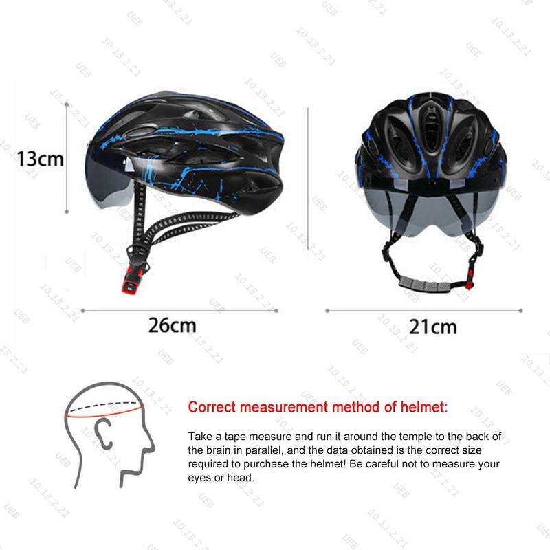 Bike Helmet Anti-collision Sport Cycling Helmet with Taillight Portable Lightweight Ultralight Adjustable for Skateboard Scooter