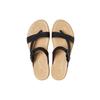 Crocs Women Tulum Resort Black Brown Casual Comfort Sports Slides 206108-00W