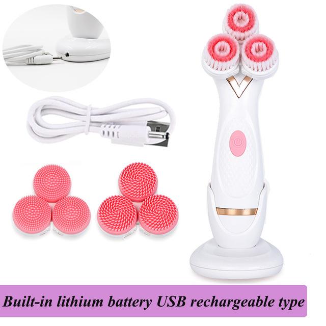 Cleansing Brush Sonic Nu Face Rotating Cleansing Brush Galvanica Facial Spa System Can Deeply Clean Remove Blackheads