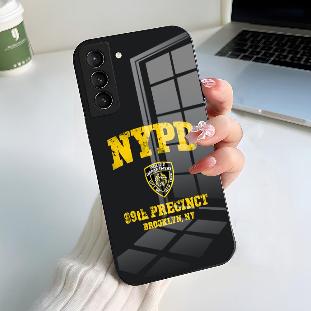 B-Brooklyn Nine-Nine 99 Phone Case For Samsung S26 S25 S24 FE S23 S22 S21 Plus S20 Ultra Note20Ultra Black Glass Cover