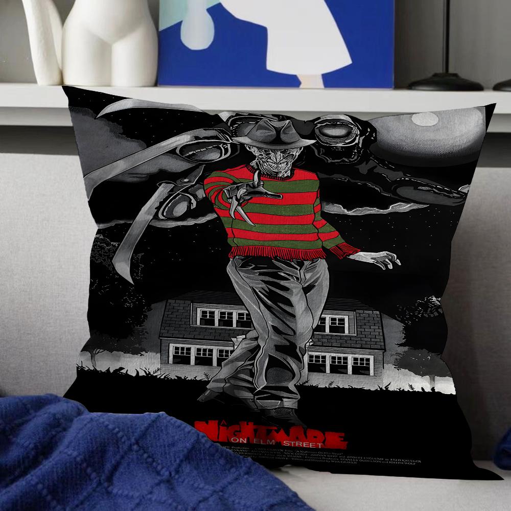Nightmare Elm Street Freddy Kissen Anime Kissen Sofa Bett Kopfkissenbezug Kissenbezug 45x45 cm Mode