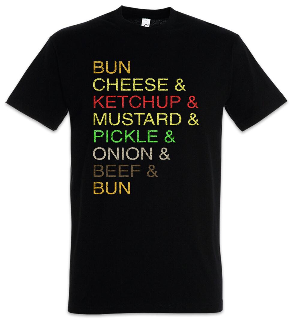 BBQ T-Shirt Barbecue Grill Chef Burger Bun Cheese Ketchup Hamburger Burger Fun- XXXXL