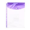 6/12Pcs Transparent PP File Storage Bag A4 Business Big Capacity Document Bag File Case File Bag Transparent Clear Envelope File Folder Bill Folders