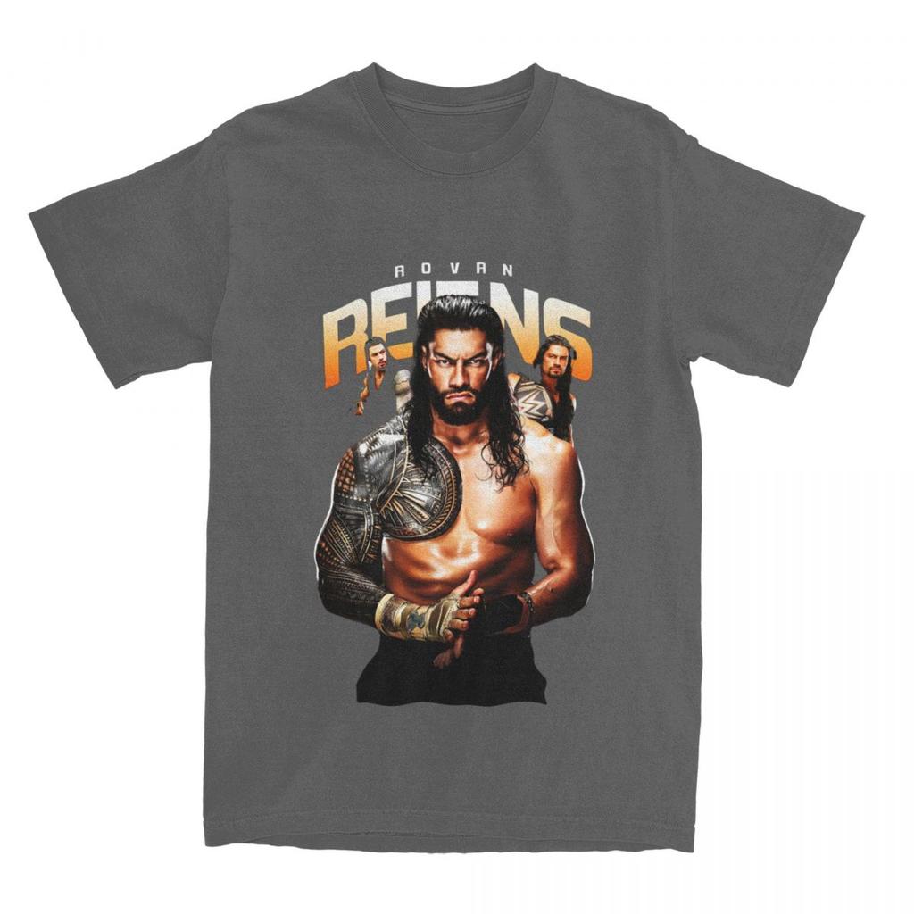 Roman Reigns Wrestling Vítěz Doplňky Trička Pánská Dámská Vintage Čistá Bavlna Grafický Potisk Oblečení