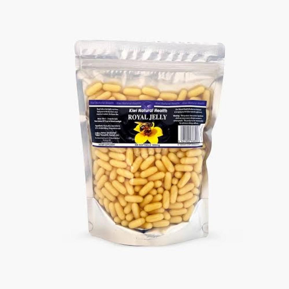 Kiwi Natural Health Nouvelle-Zélande Gelée Royale 1000mg 500 Gélules 1 pièce