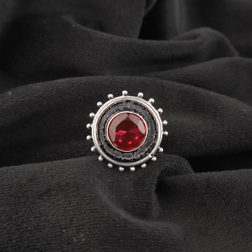 Pink Rubellite Gemstone Jewelry, 925 Sterling Silver Ring, Handmade Charming Ring, Bohemian Rubellite Earring For Grandma Gift